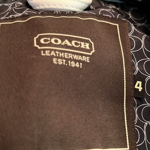 Coach 1941 Rain Coat, Size 4, PTP 18”, Length 32”, excellent condition, w/Bag - Picture 15 of 16